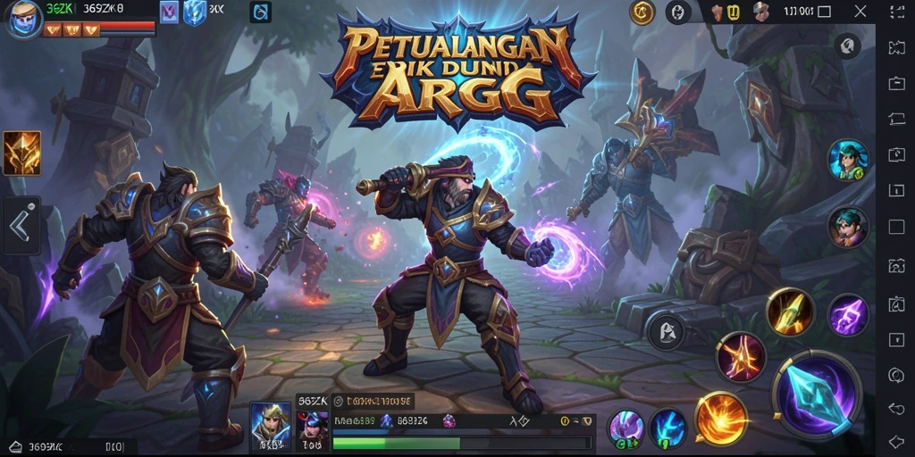 Tampilan screenshot utama 369ZK menampilkan aksi pertarungan yang mendebarkan.