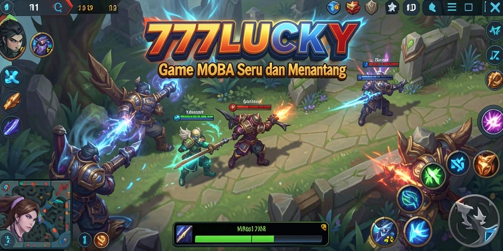 Gameplay seru dari 777LUCKY dengan karakter atraktif.