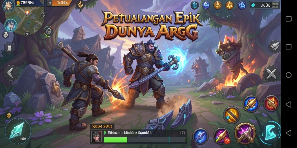Gameplay mendebarkan di dunia fantasi 789BNL.
