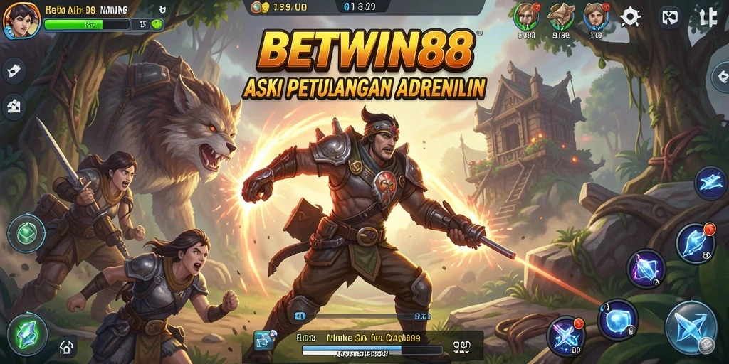 Screenshot BETWIN88 menunjukkan aksi seru dalam pertempuran.