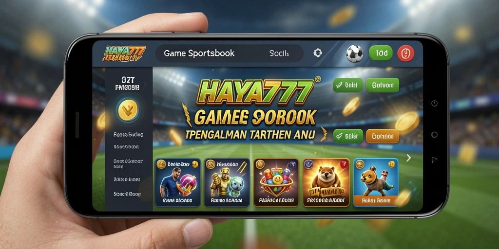 Gameplay HAYA777 menampilkan taruhan olahraga secara real-time dan interaktif.