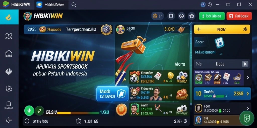 Tampilan gameplay interaktif dari HIBIKIWIN yang mendebarkan.