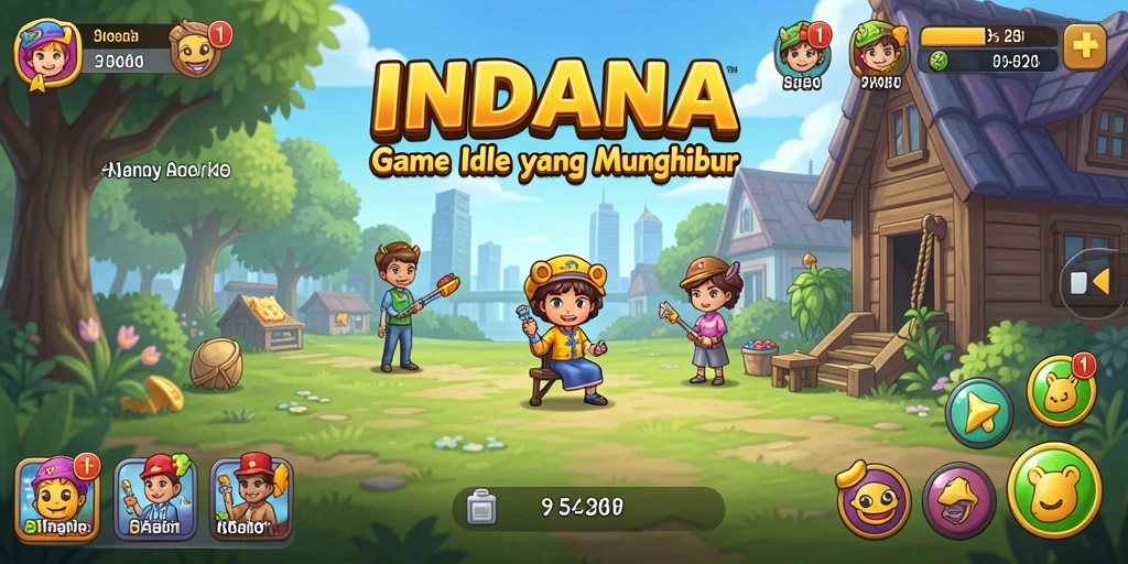 Tampilan gameplay INDAAA yang menarik dan menghibur.