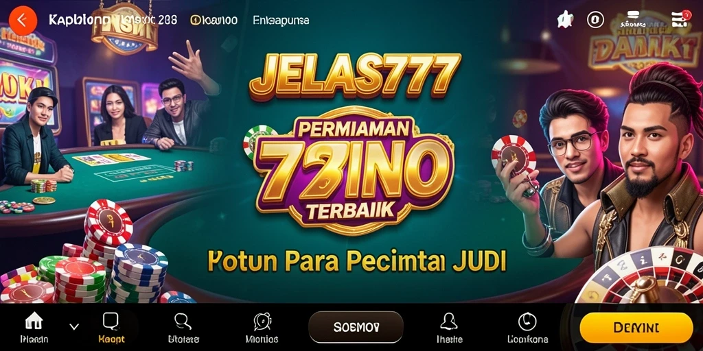 Tampilan gameplay kasino yang mengasyikkan di JELAS777.