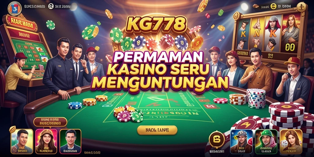 Tampilan gameplay Kasino yang menarik dan mendebarkan di KG778.