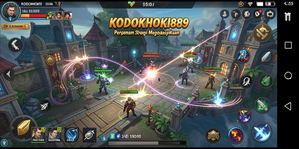 Tampilan gameplay menarik dan penuh strategi dalam KODOKHOKI889.
