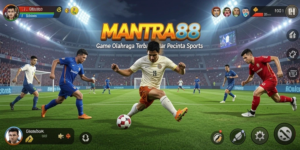 Tampilan gameplay menarik dari MANTRA88 yang menggambarkan dinamika olahraga.