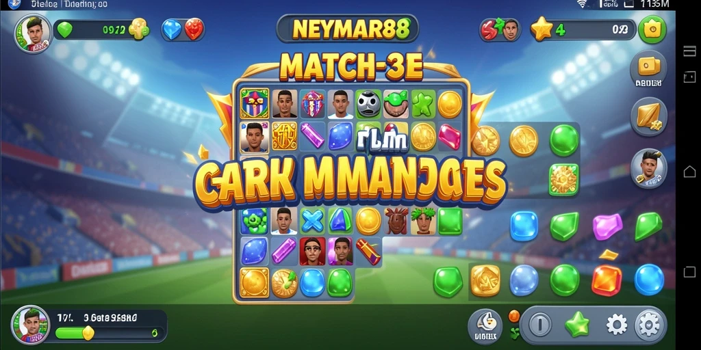 Tampilan gameplay seru dan menantang dari NEYMAR88.