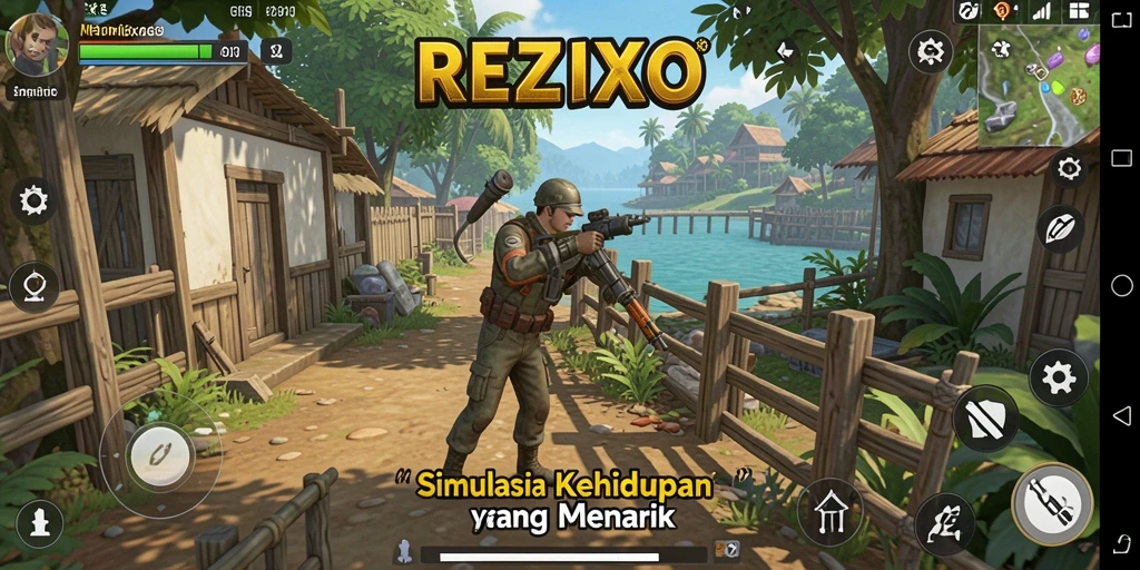 Gameplay seru dan interaksi sosial di REZIXO.